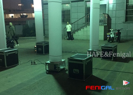 Iluminação de emergência de alta potência para grandes áreas ao ar livre