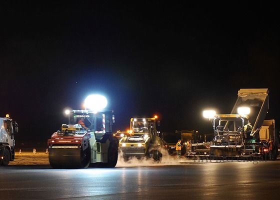 Solar Series 640W LED Safety Balloon Light Ideal para construção noturna de resgate de incêndio