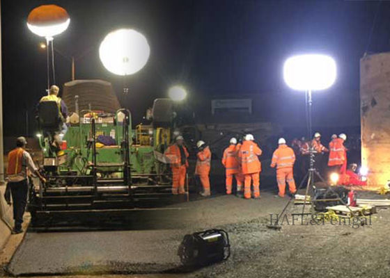 800W Dimmable LED Inflatable Light Tower Personalizavel para salvamento noturno Segurança da construção