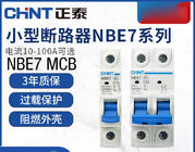 Chint NBE7, NB7 interruptor diminuto 6~63A, 80~125A, 1P, 2P, 3P, 4P para a proteção de circuito AC220, 230V, uso 240V
