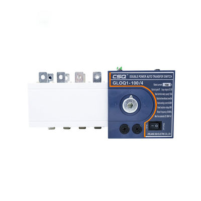 Interruptor automático de transferência do poder do Ats da instalação do agregado familiar 2P 3P 4P 100A 35mm