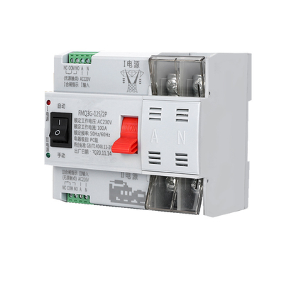 Corrente alta automática do interruptor 2P 4P de transferência do ATS do poder duplo de AC220V