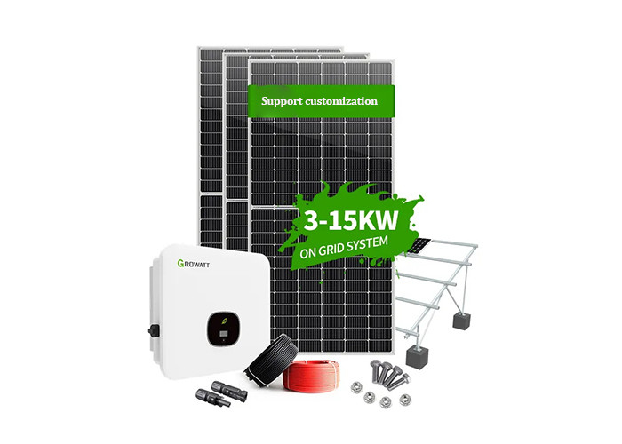 Home Module Kit Sistema de gerador solar 12kw 10kva 20kw 100kw PV Power On Grid