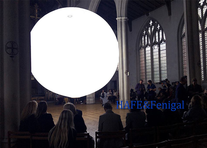 Dimensões personalizadas LED 800W Balão inflável Iluminação Eventos Decoração pendurada