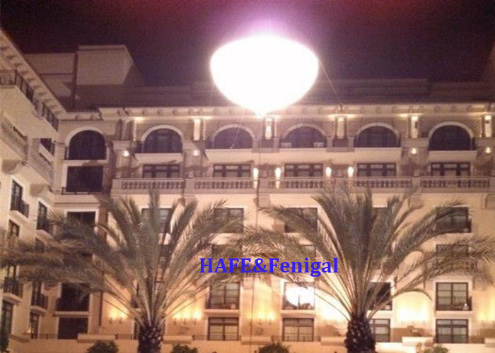 Ellipse 3.6kw Helium Air-filled Dimmable LED DMX CRMX Control Film Balão de luz