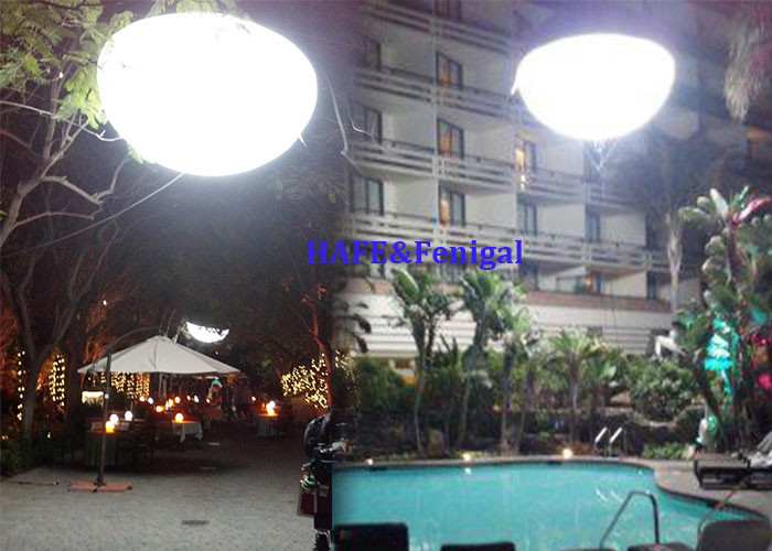 Ellipse 1.8kw Helium LED dimmable cheio de ar CRMX Control Film Movie Sets Luz de balão