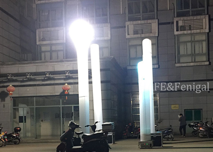 Fornecimento de energia exterior Opcional 120V/50HZ HID 1000w Bateria inflável da torre de iluminação de emergência